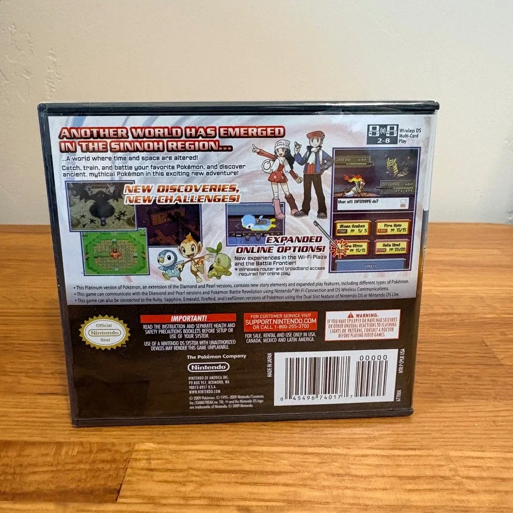 Pokemon Platinum Version Nintendo DS Video Game NTR-P-CPUE-USA
